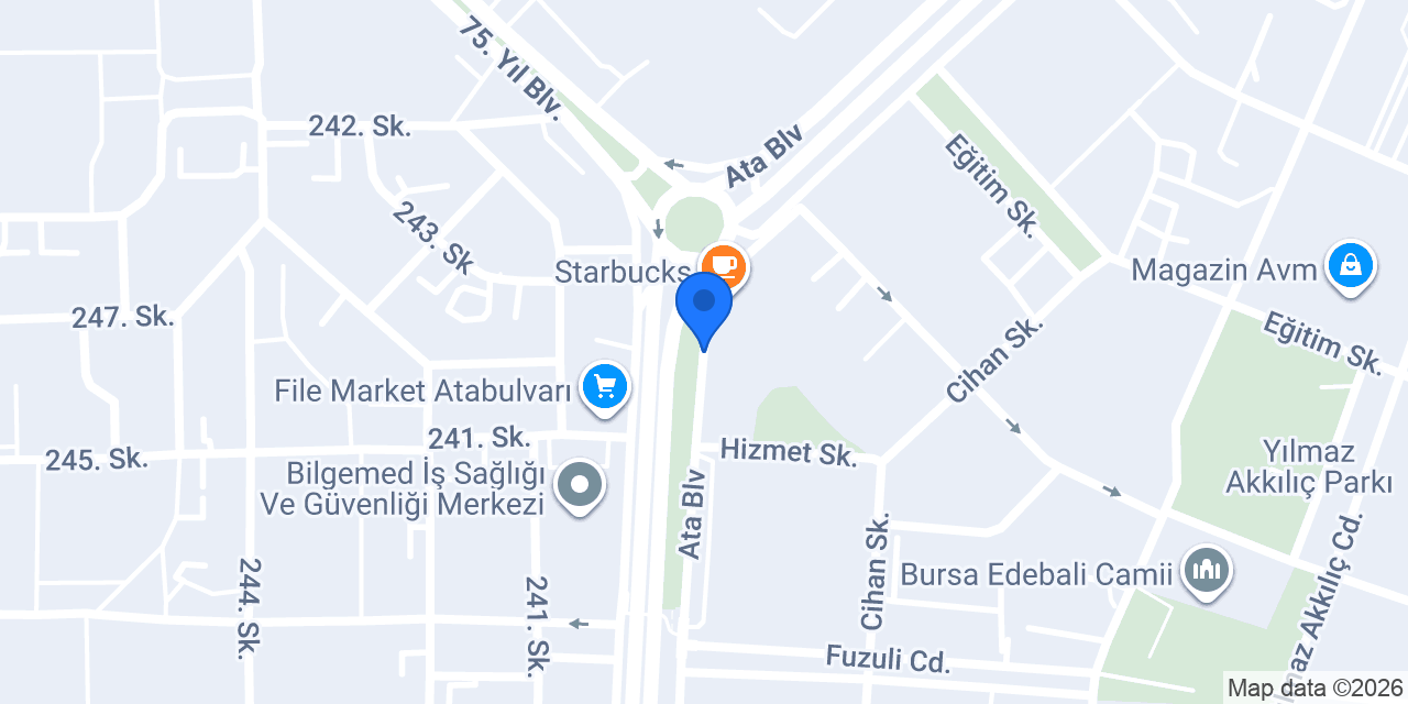 Bursa Kebab Kınalı Restaurant konumu