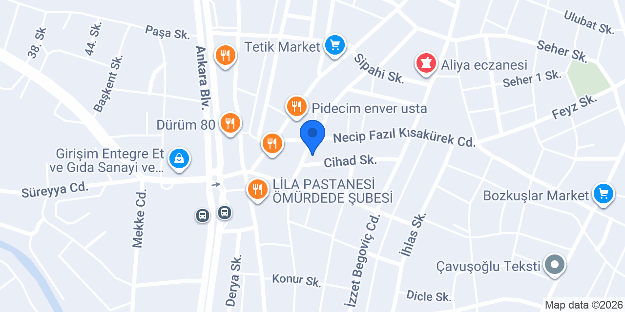 Çelik Erkek kuaförü konumu