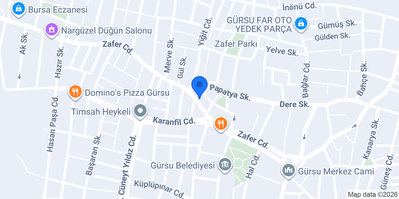 Şahin Döner konumu