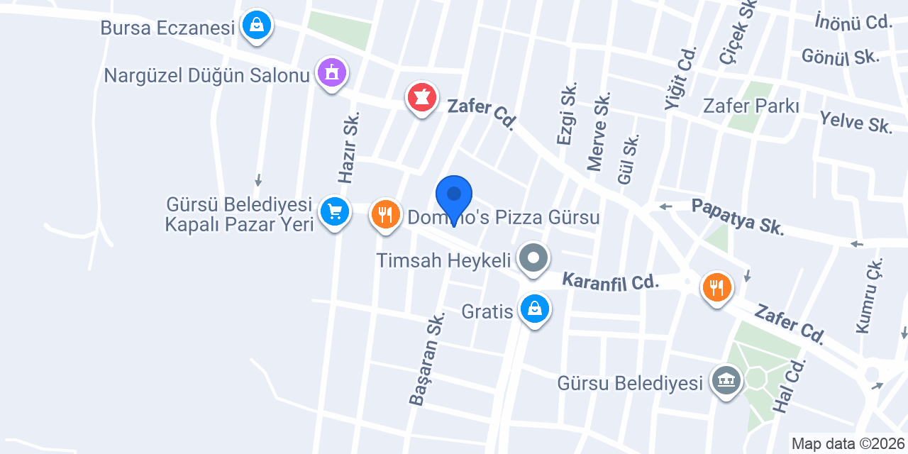 Simpaş Sigorta Gürsu konumu