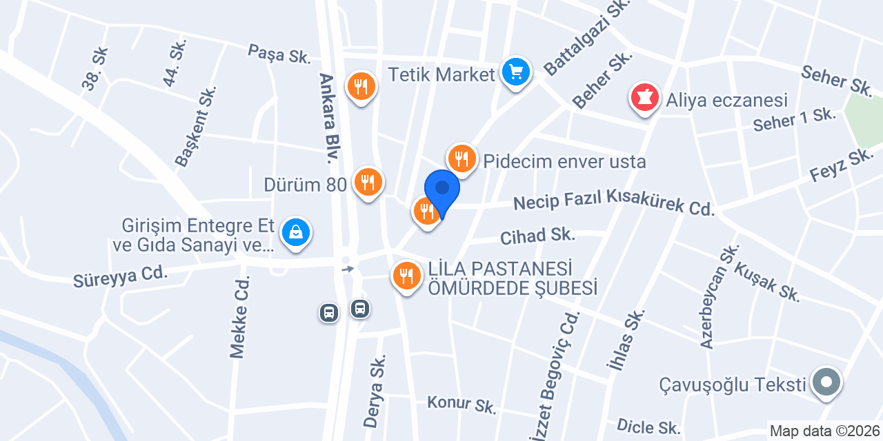 YÜCELLER YAPI MARKET konumu