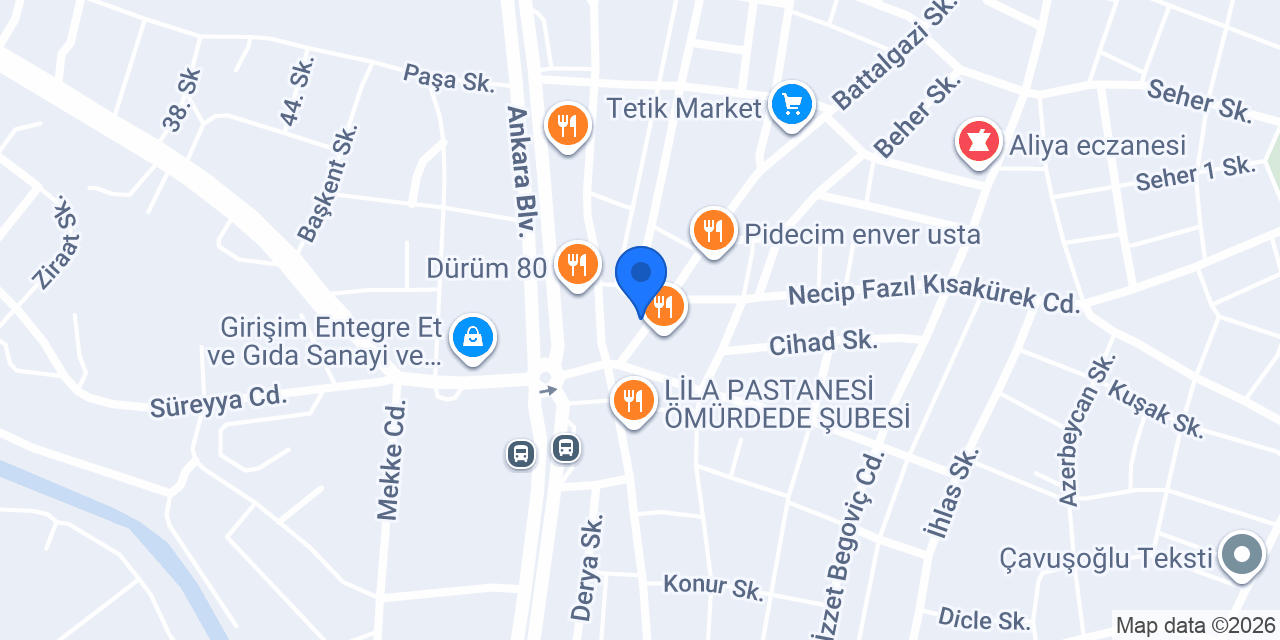 Hakan Konyalı Erkek kuaför konumu