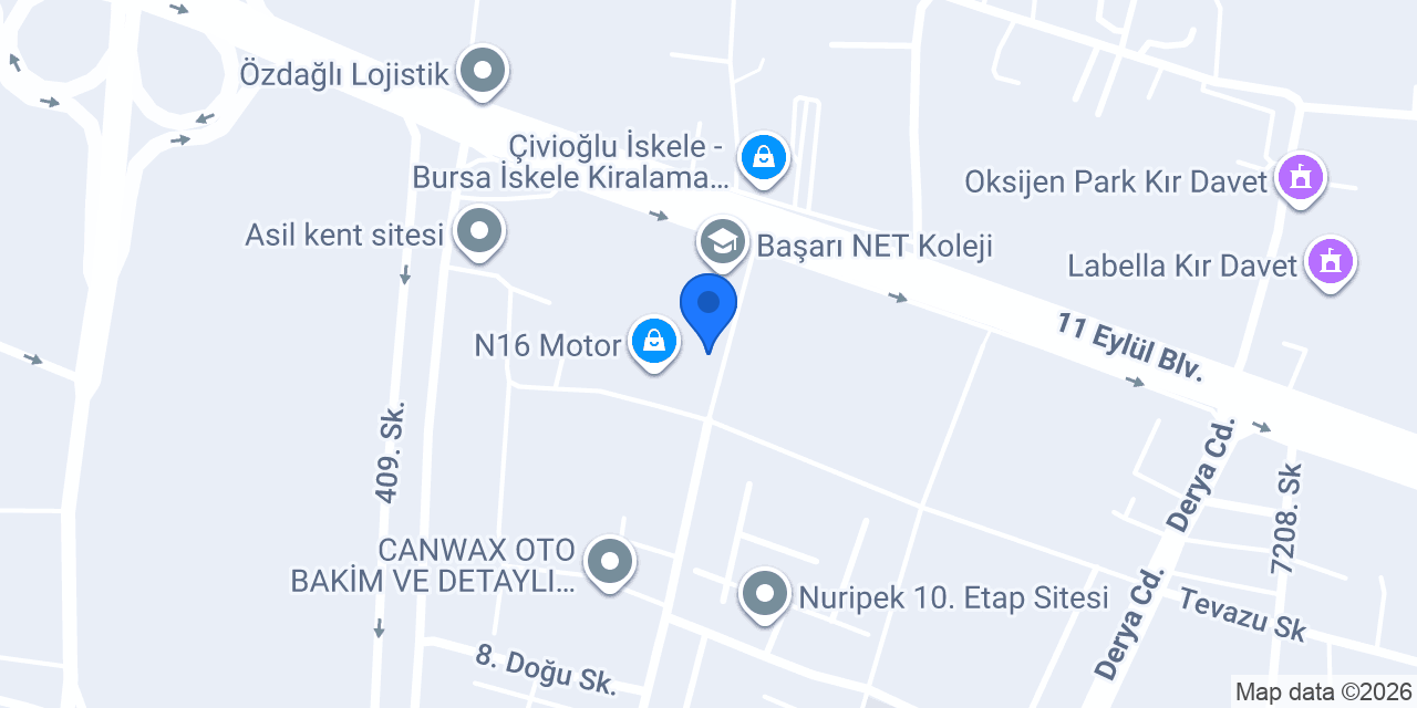 Planalı Turizm konumu