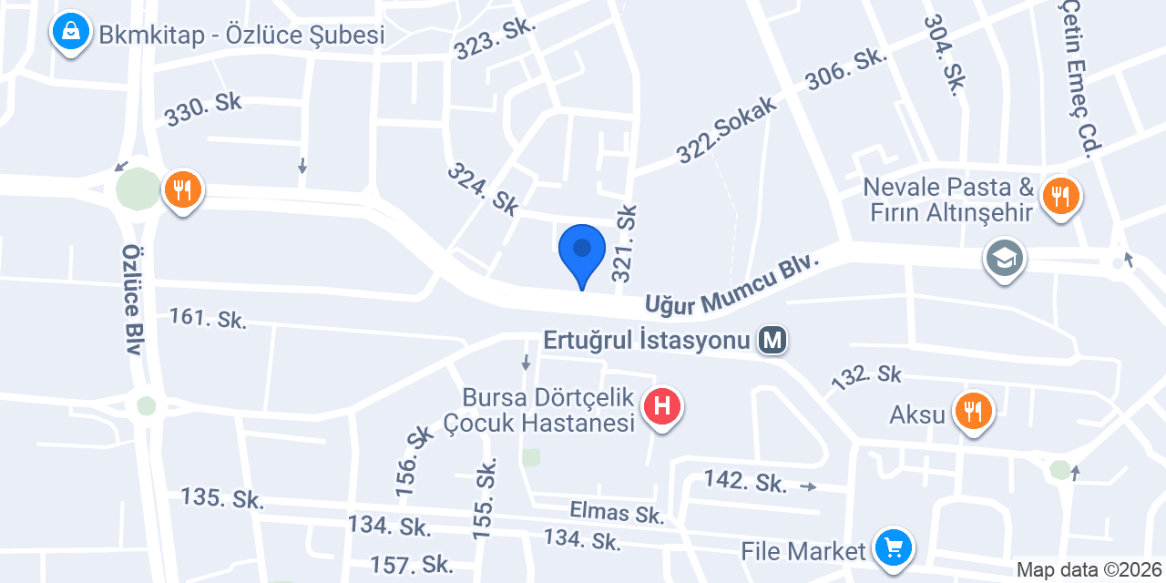 Sürat Kargo Ertuğrul Şube konumu