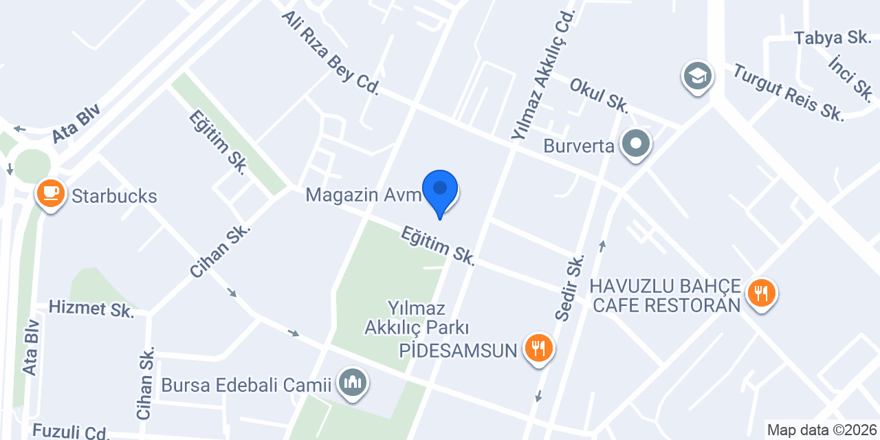 Akkılıç Kütüphanesi konumu