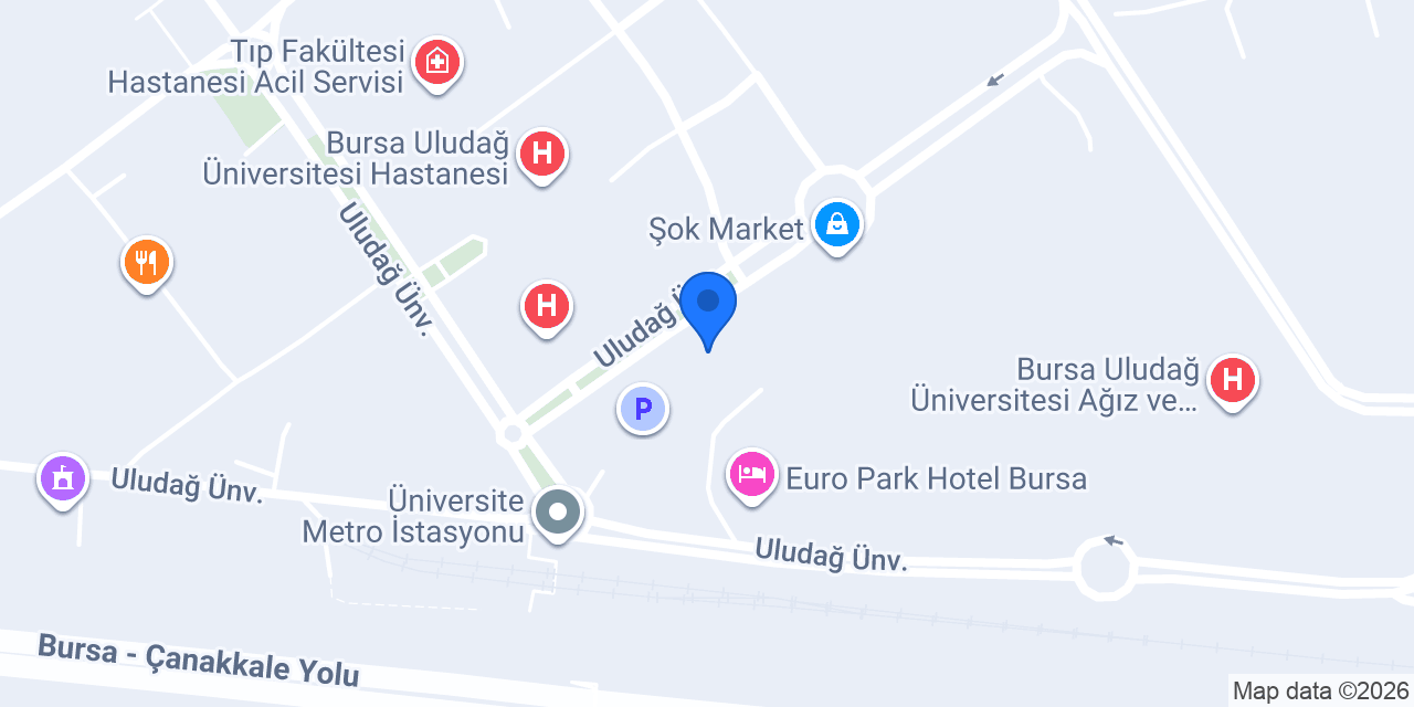 Tıp Taksi Durağı konumu