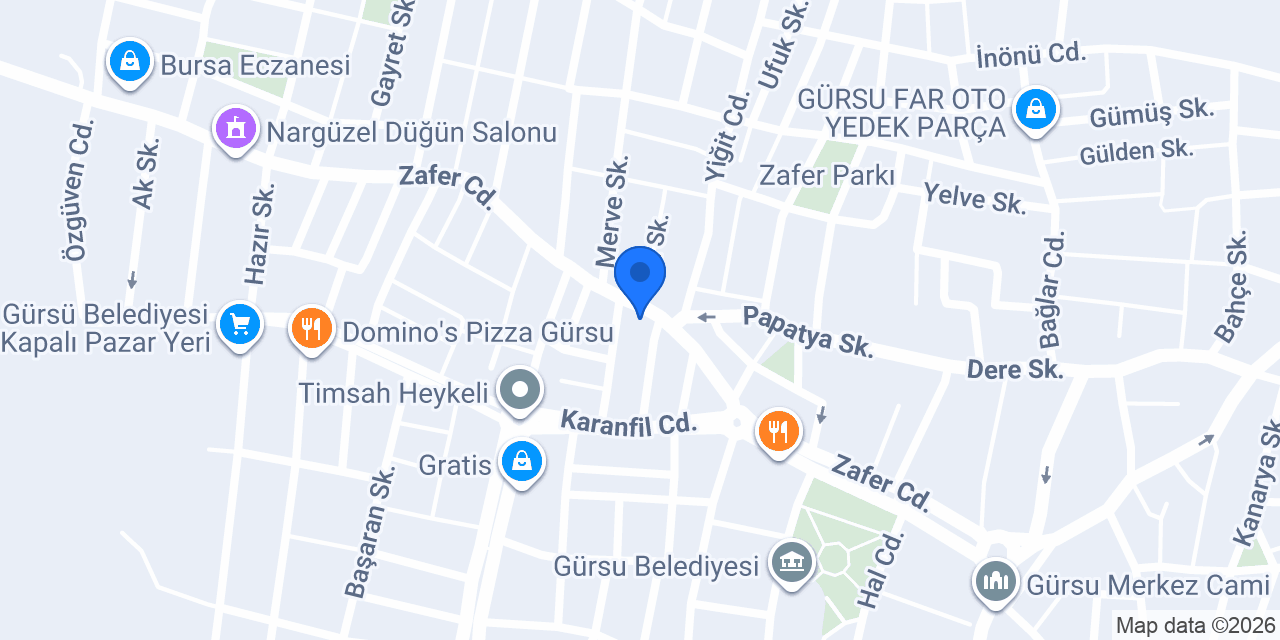Esinti Kuyumculuk konumu