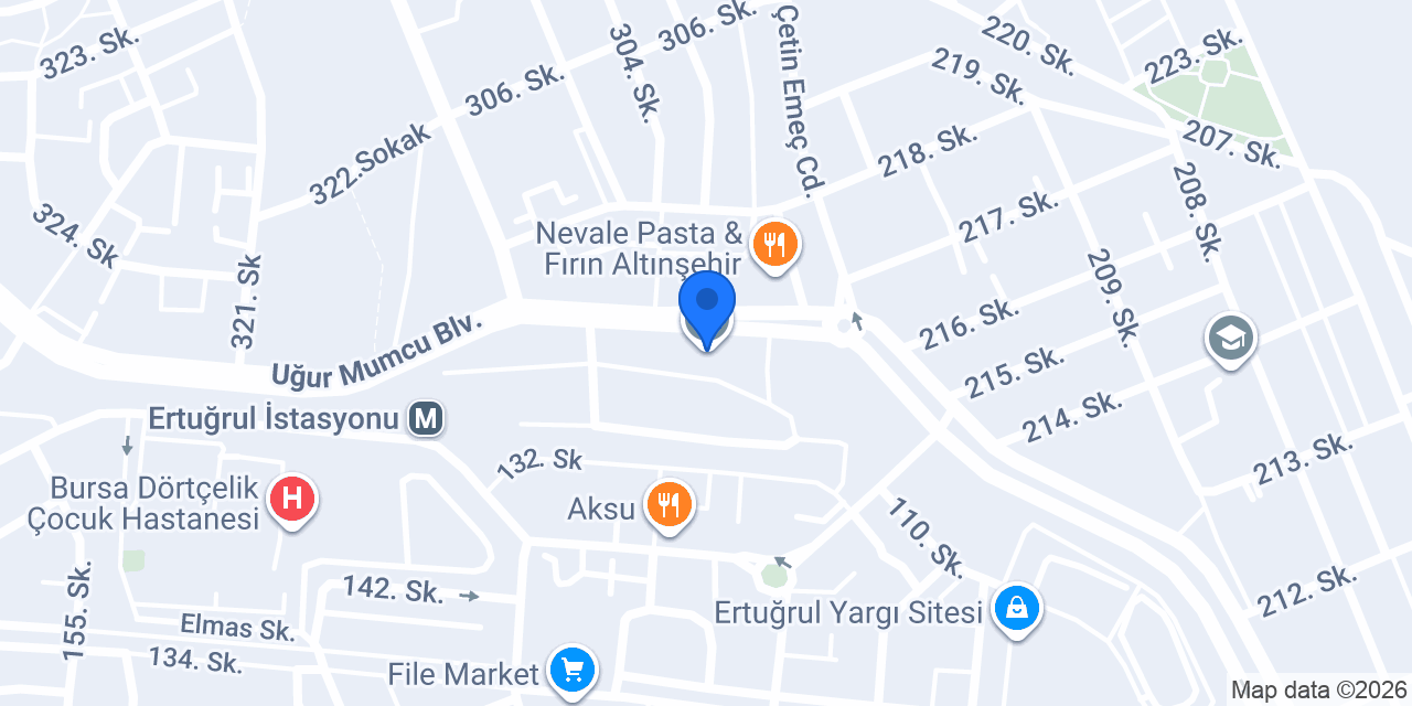 Altınşehir Okulları konumu