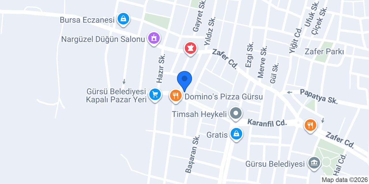 Diyetisyen Gamze Altın konumu