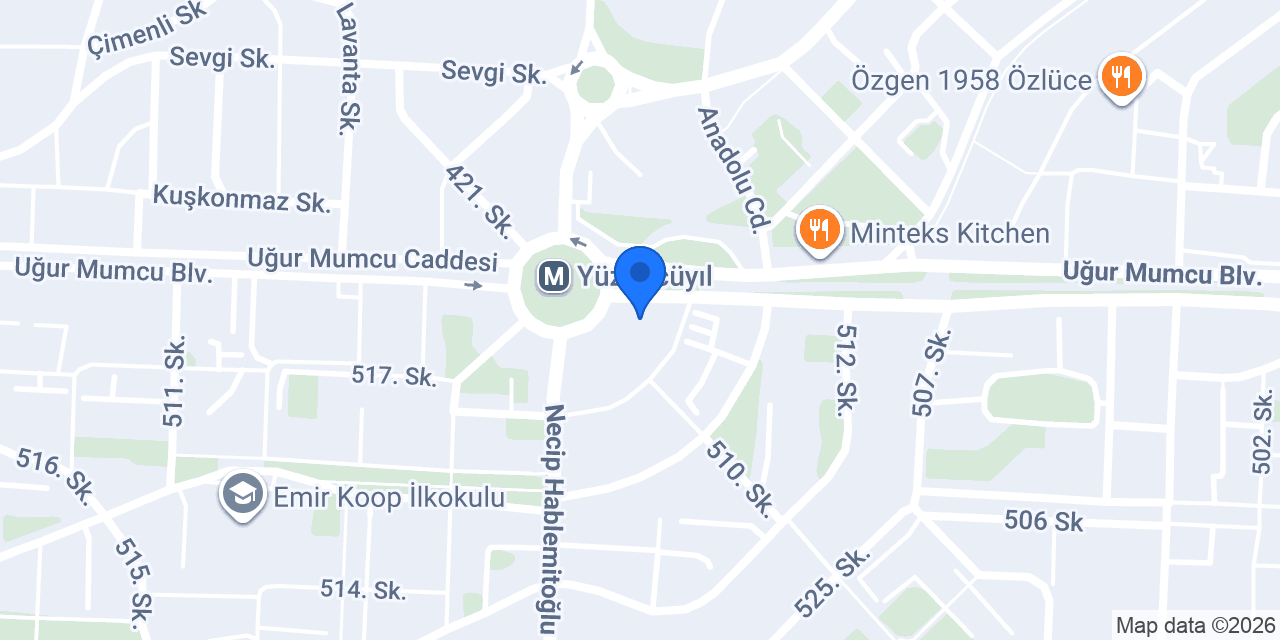 Şiir Kütüphanesi konumu