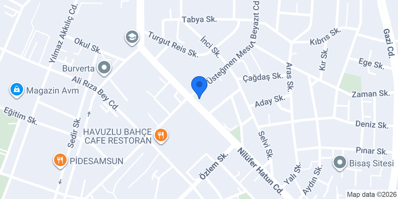 Tahtakale Unlu Mamülleri konumu