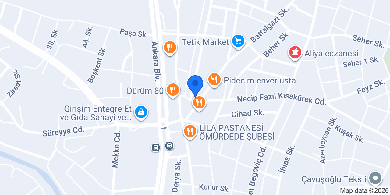 BorsCafe konumu