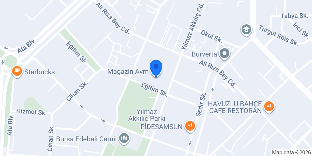 HERCAN SİGORTA BURSA ŞUBESİ konumu