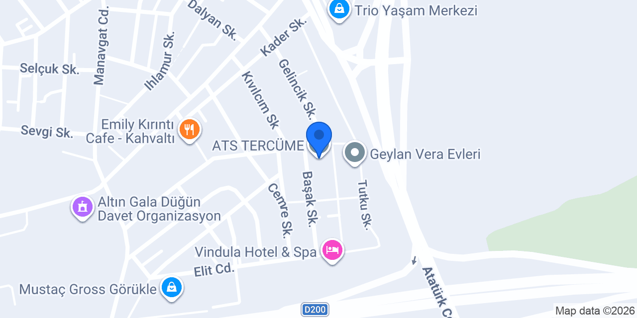 ATS TERCÜME konumu