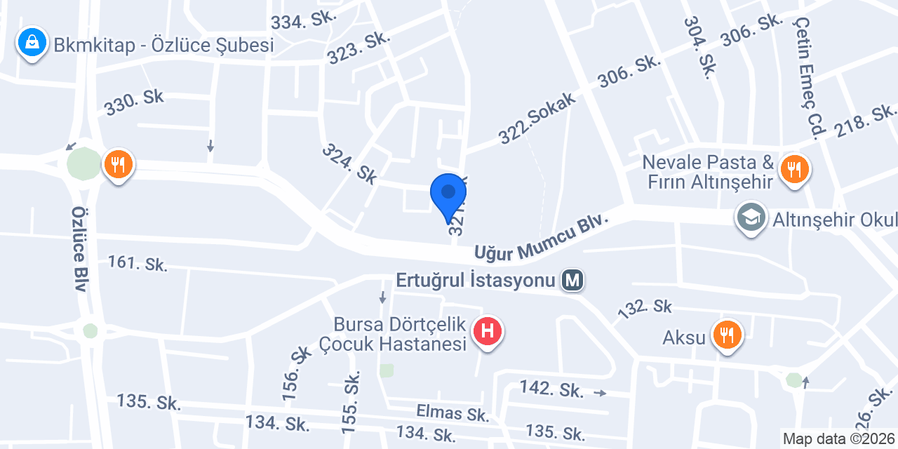 MİNNAK PETSHOP BURSA konumu