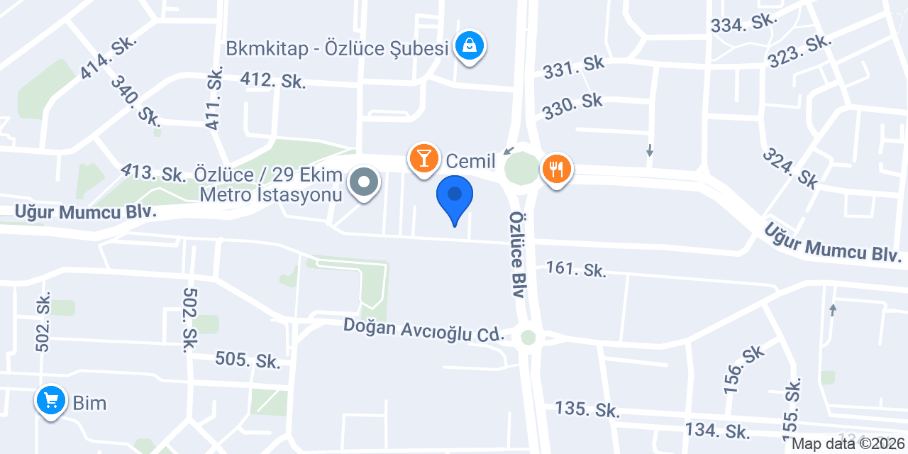 Meze Özlüce Restaurant konumu