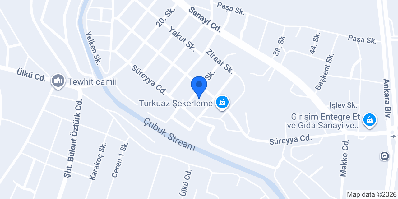 Çubuk Sac Metal konumu