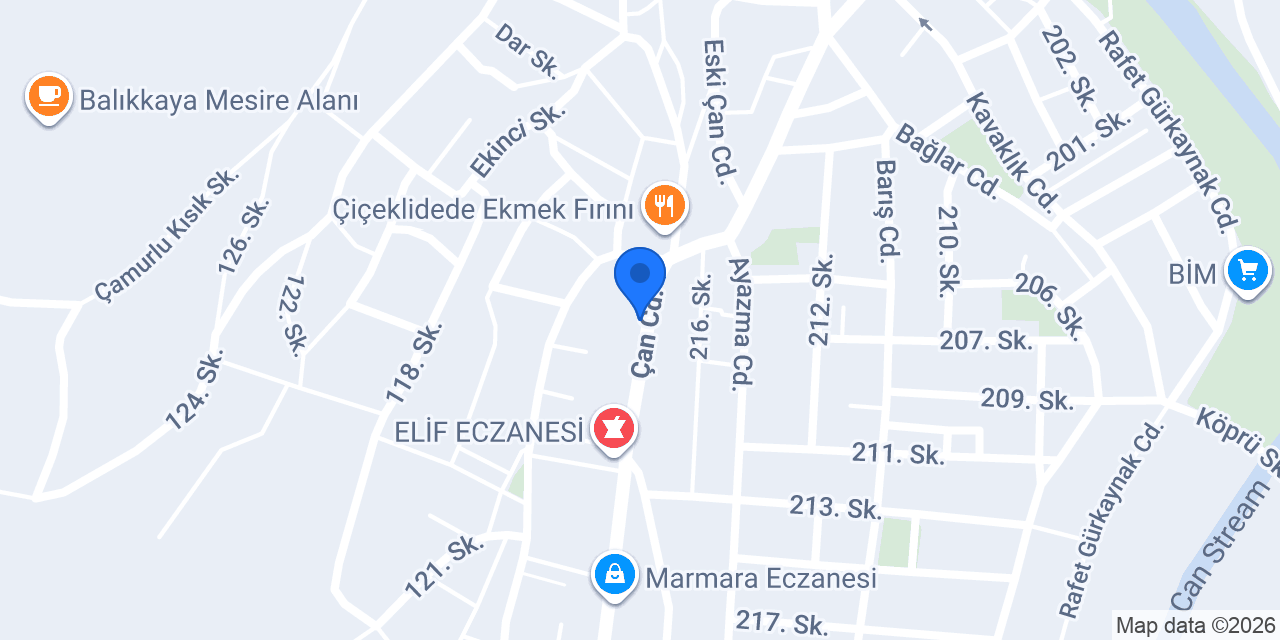 Biga Engin Teknik konumu