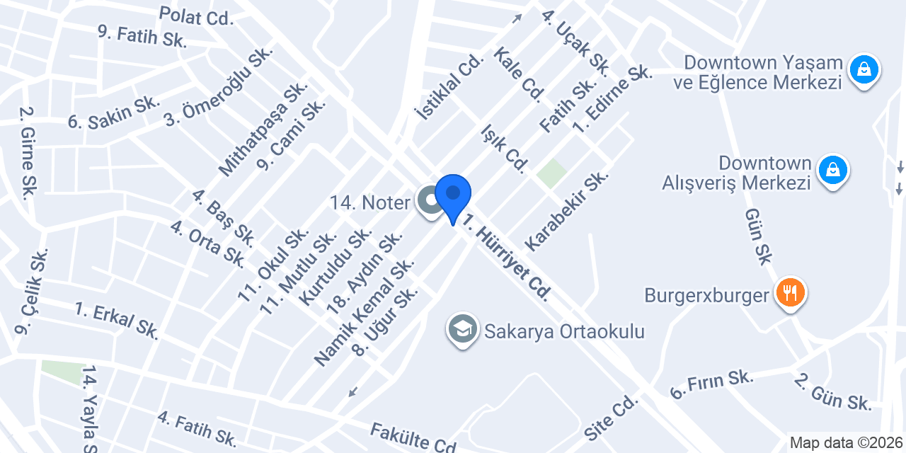 Bora Hırdavat konumu