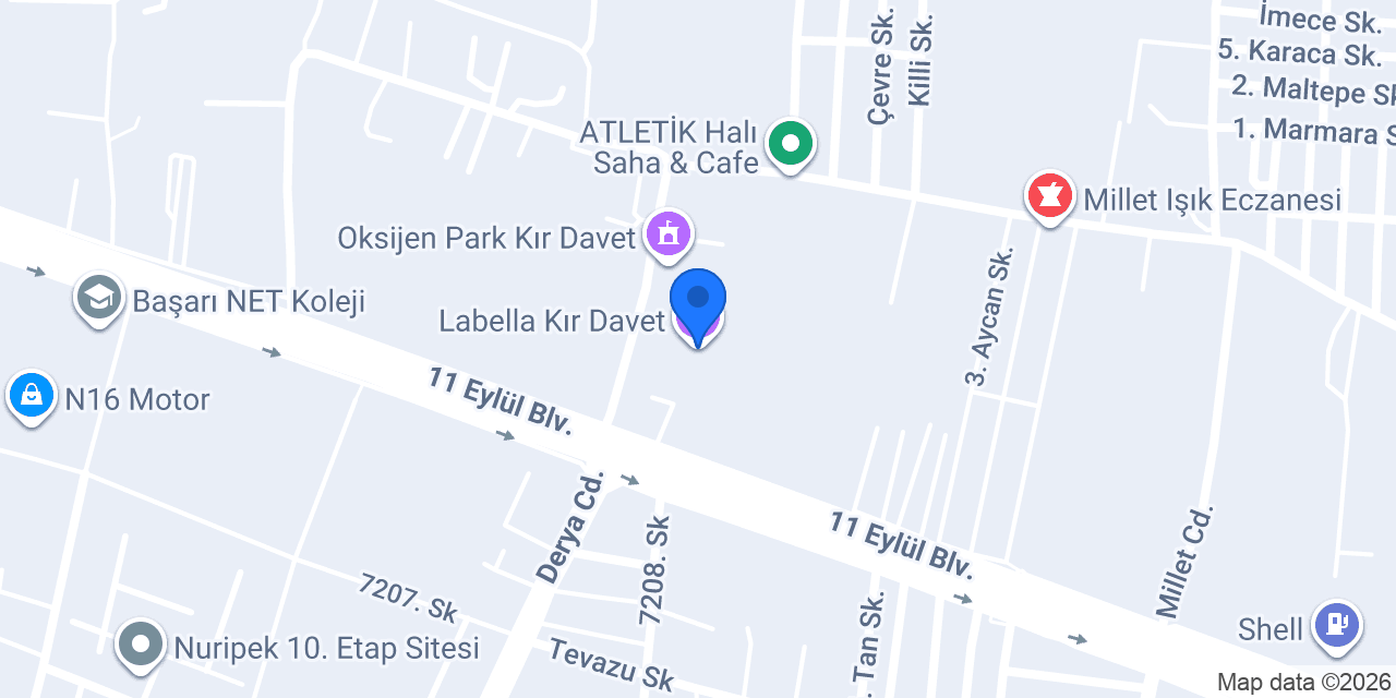 Labella Kır Davet konumu