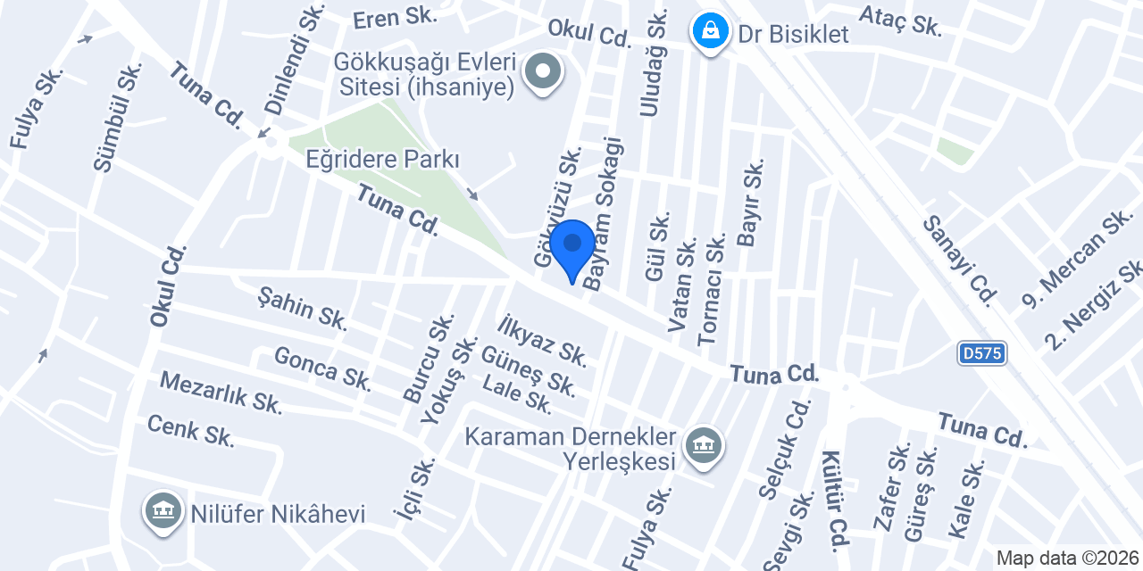 GÖKKUŞAGI ECZANESİ. konumu