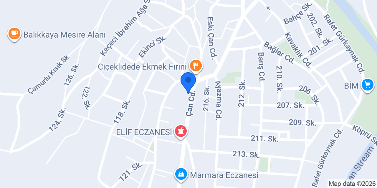 Kürkçü yapi insaat malzeleri ticareti konumu