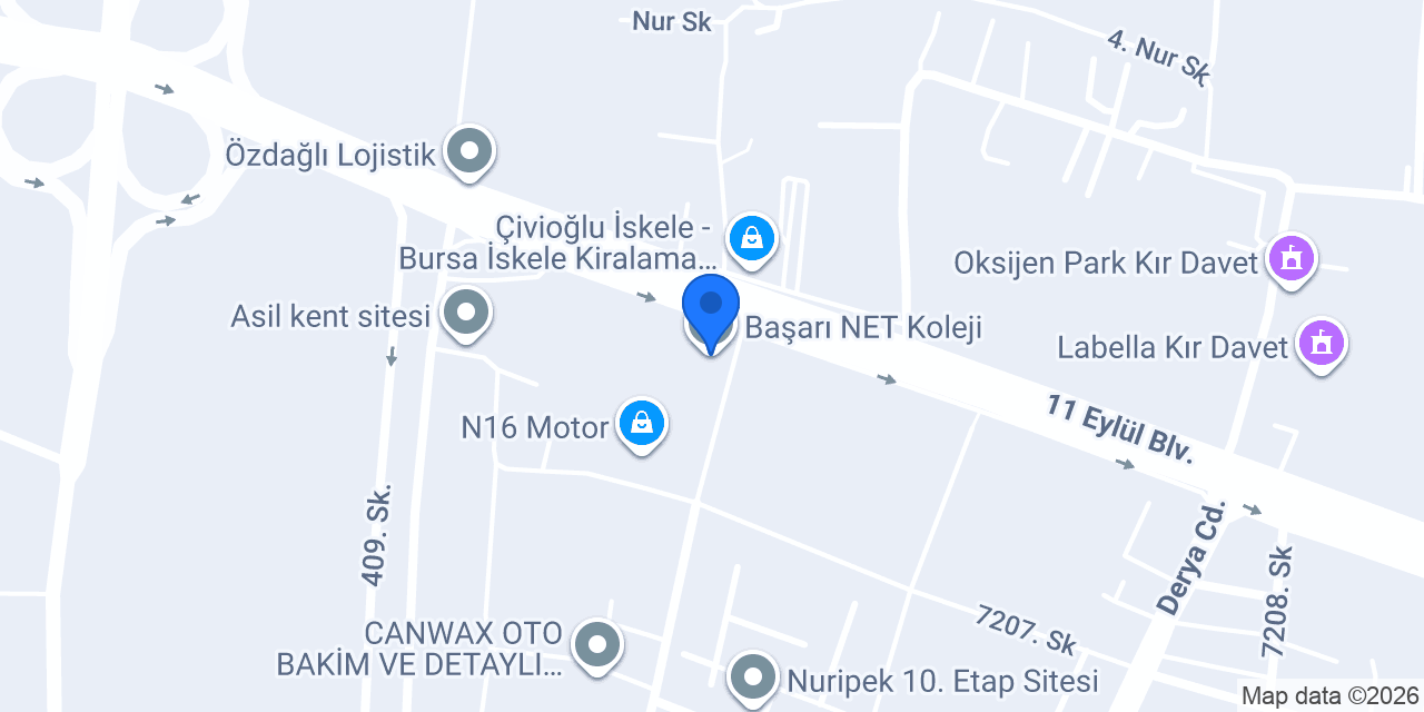 Başarı NET Koleji konumu