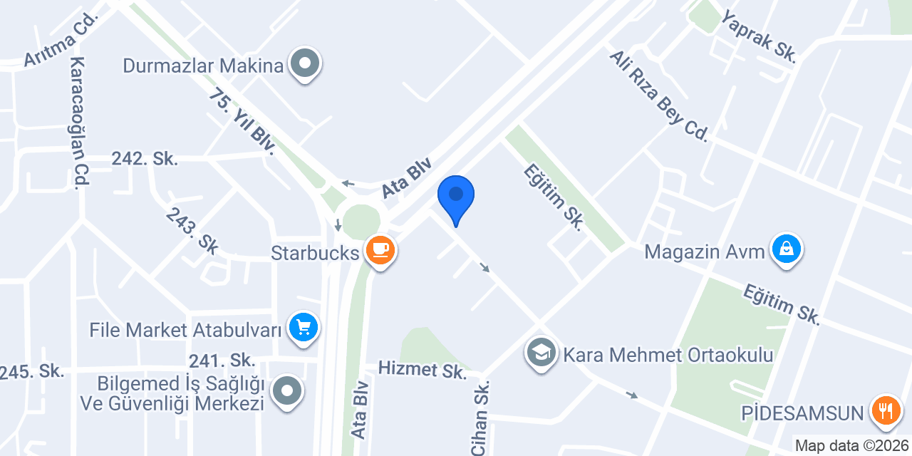Kubilay Akar Hair Studio konumu