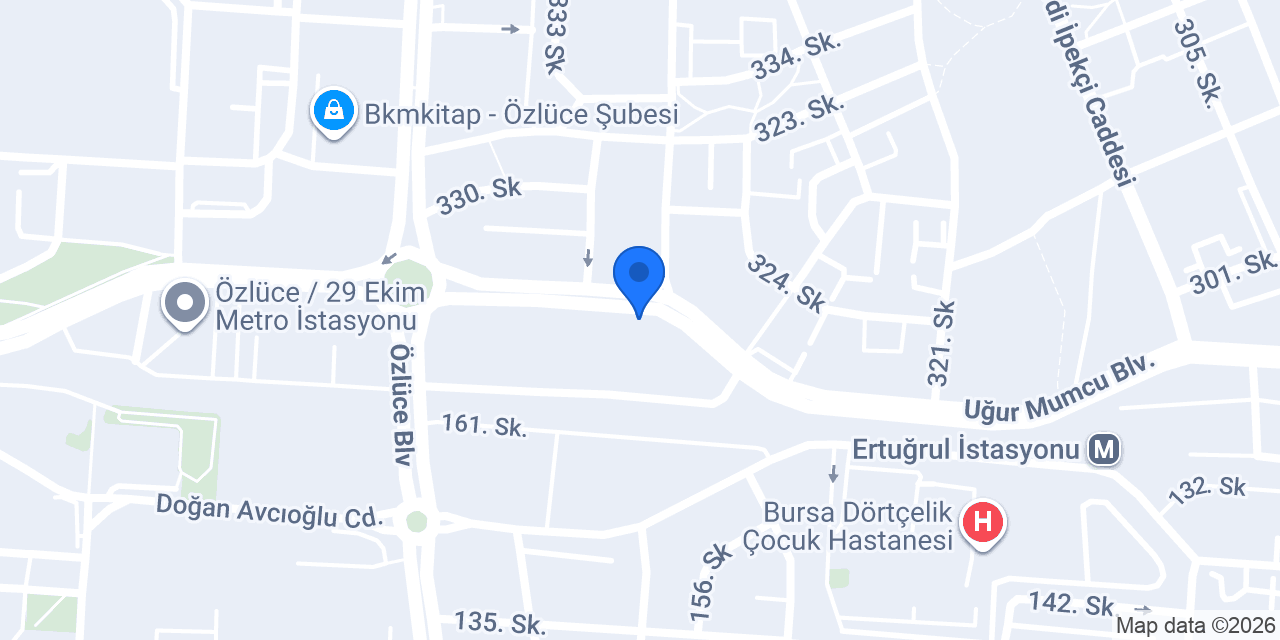 Nilüfer Yapı Market konumu