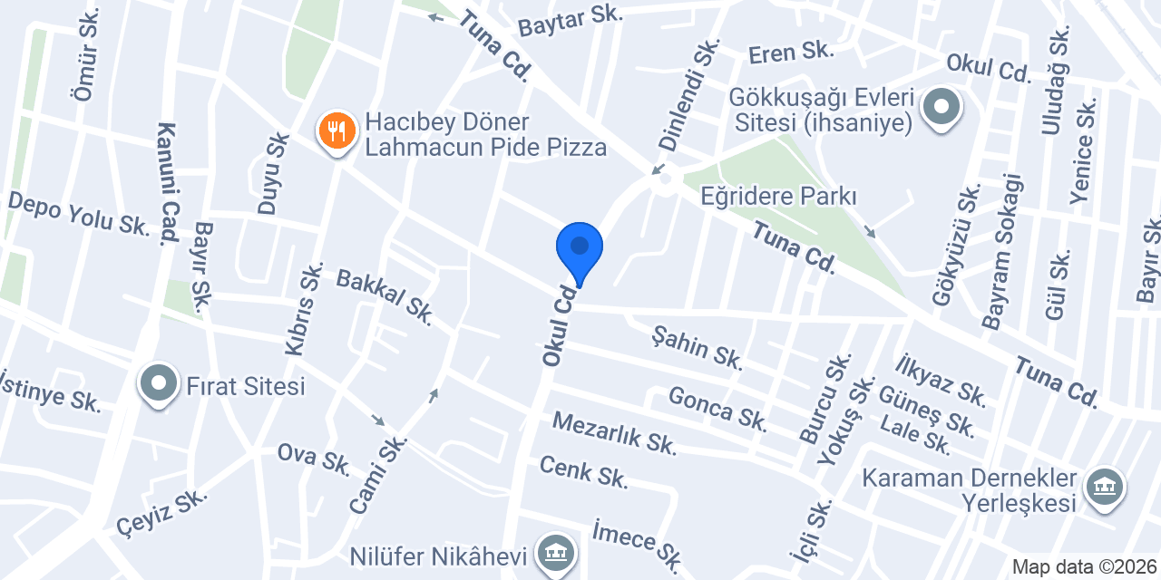 Sehzade Lokantasi Ihsaniye Bursa konumu