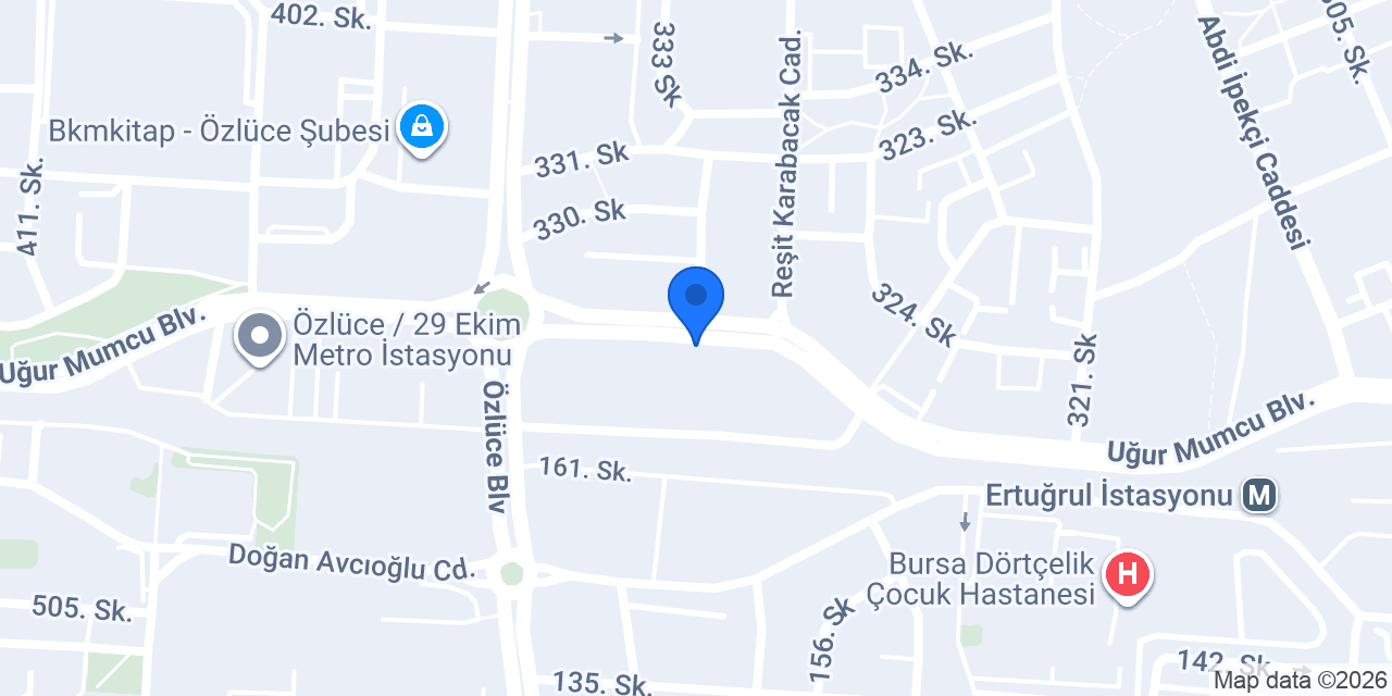 BOĞA BURGER BURSA konumu