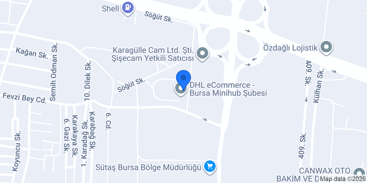 INTER by MNGkargo Bursa Şubesi konumu