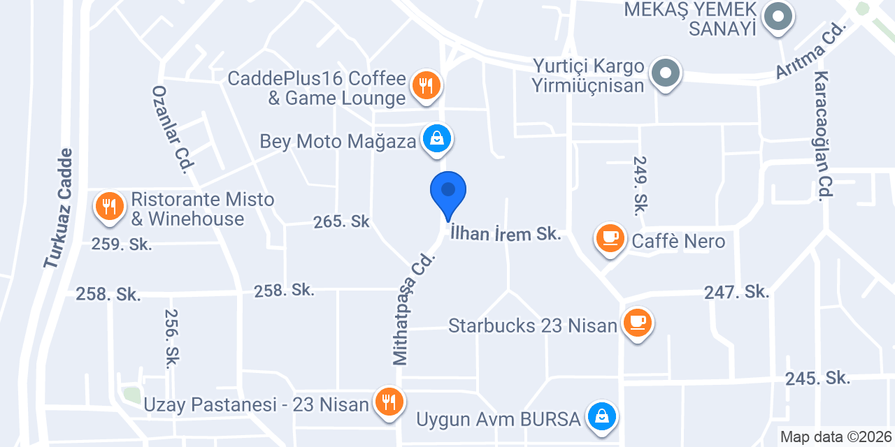 Ofis Gökçadır konumu