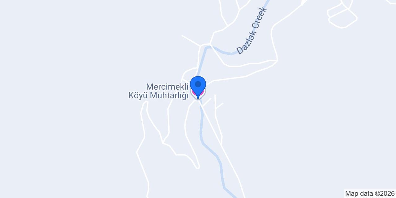 Mercimekli Köyü Muhtarlığı konumu
