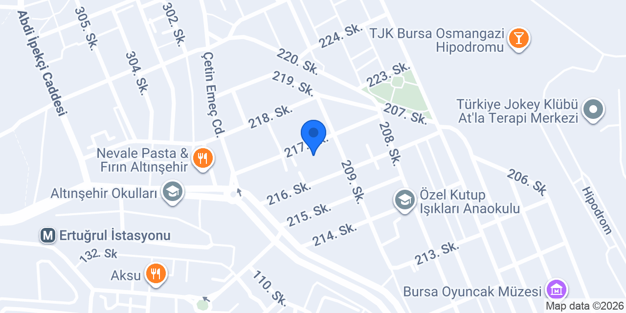 Atölye KafaKafaya Anaokulu konumu