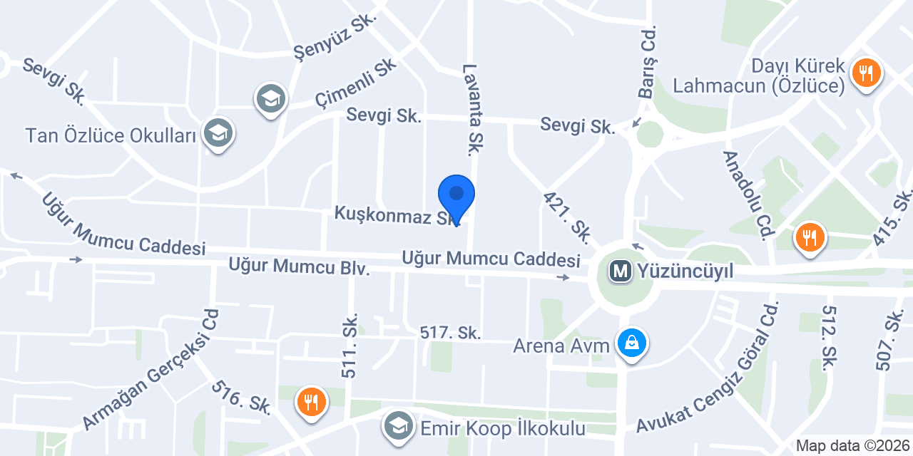 Music Planet Özlüce konumu