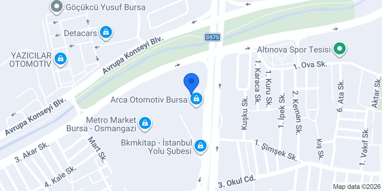 DOD Arca konumu