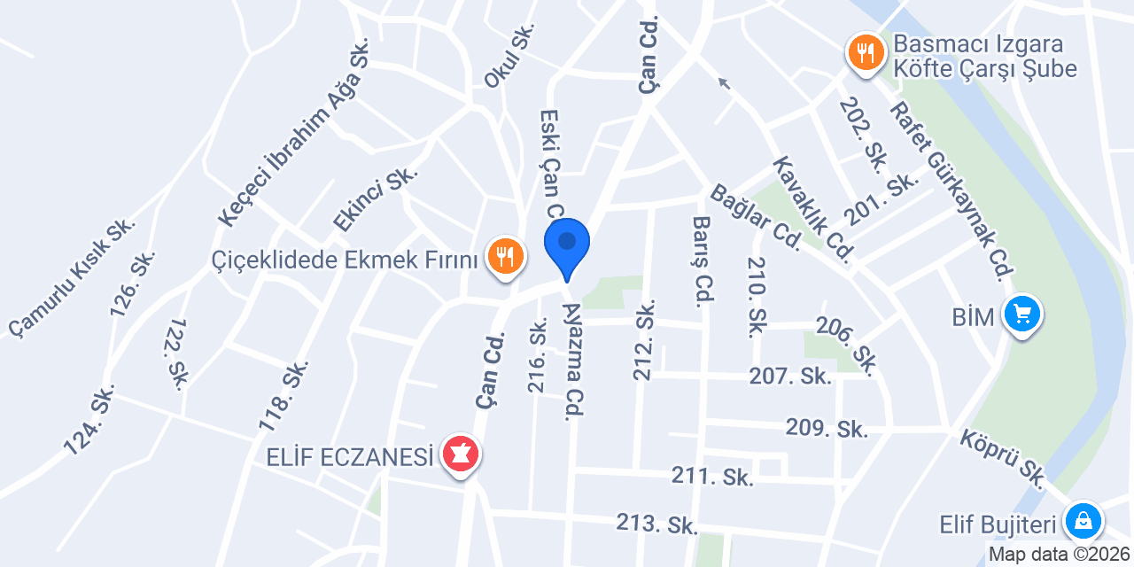 Cadde Eczanesi konumu
