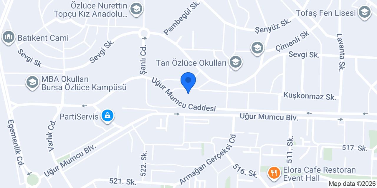 Başka Dünya Anaokulu konumu