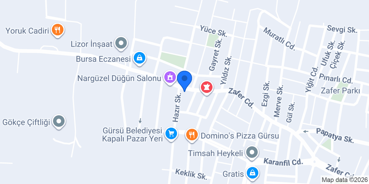 Aysu Emlak & Dekorasyon konumu