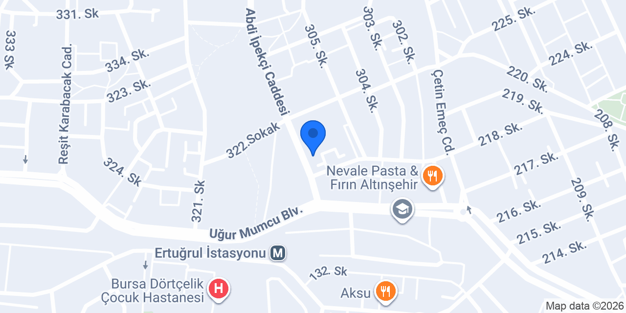 Bursa Mezecim konumu