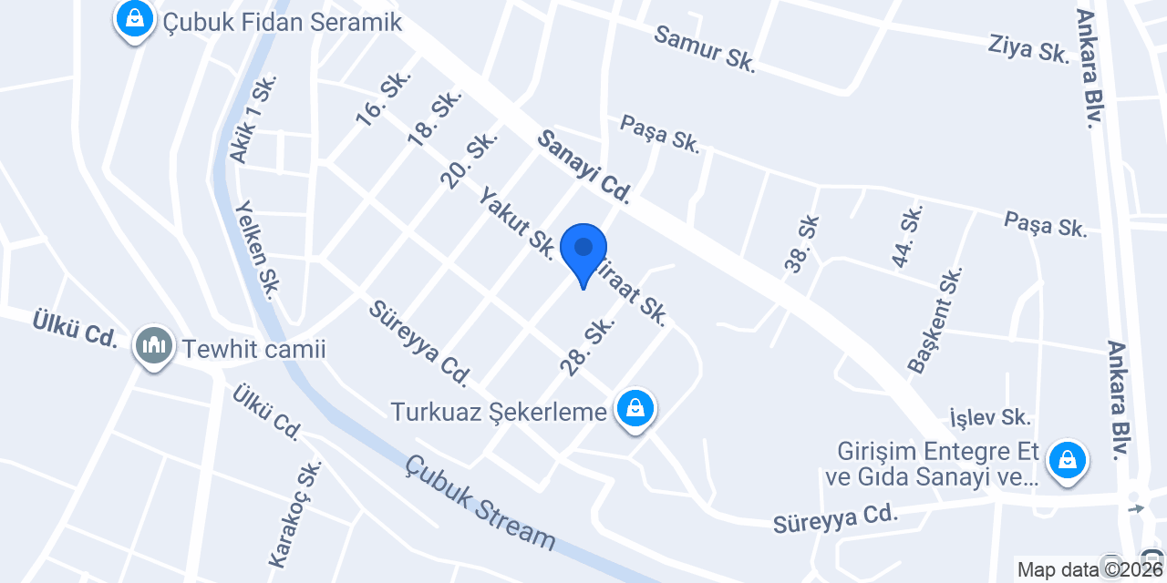 Güneş Mobilya imalat konumu