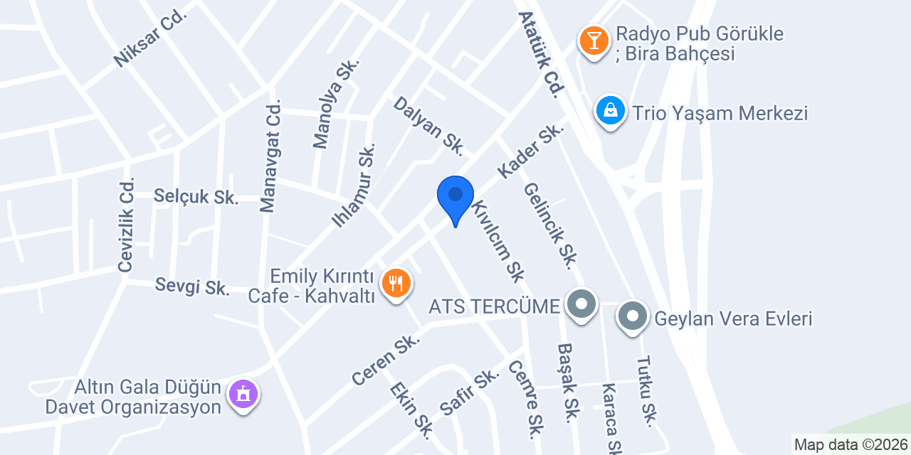 Üniversite Eczanesi konumu
