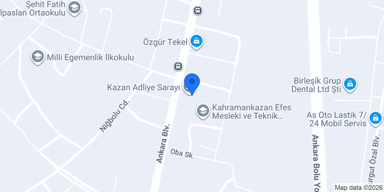 Kazan Adliye Sarayı konumu