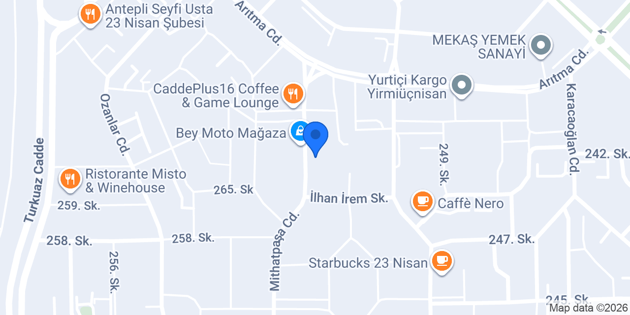 Nostalji Döner 23 Nisan Şubesi konumu