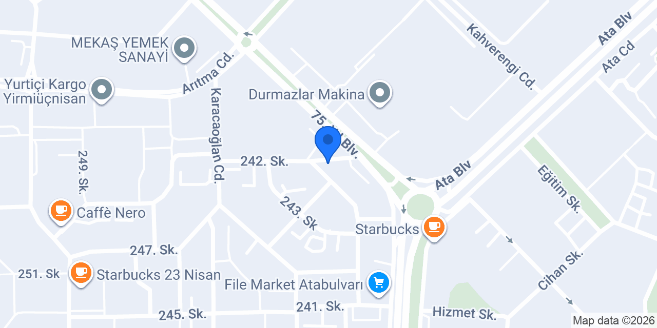 Atanur fırın konumu