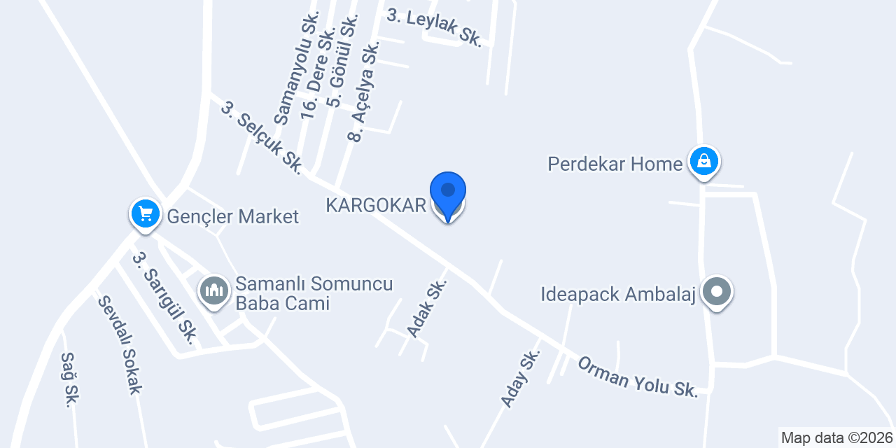 KARGOKAR konumu