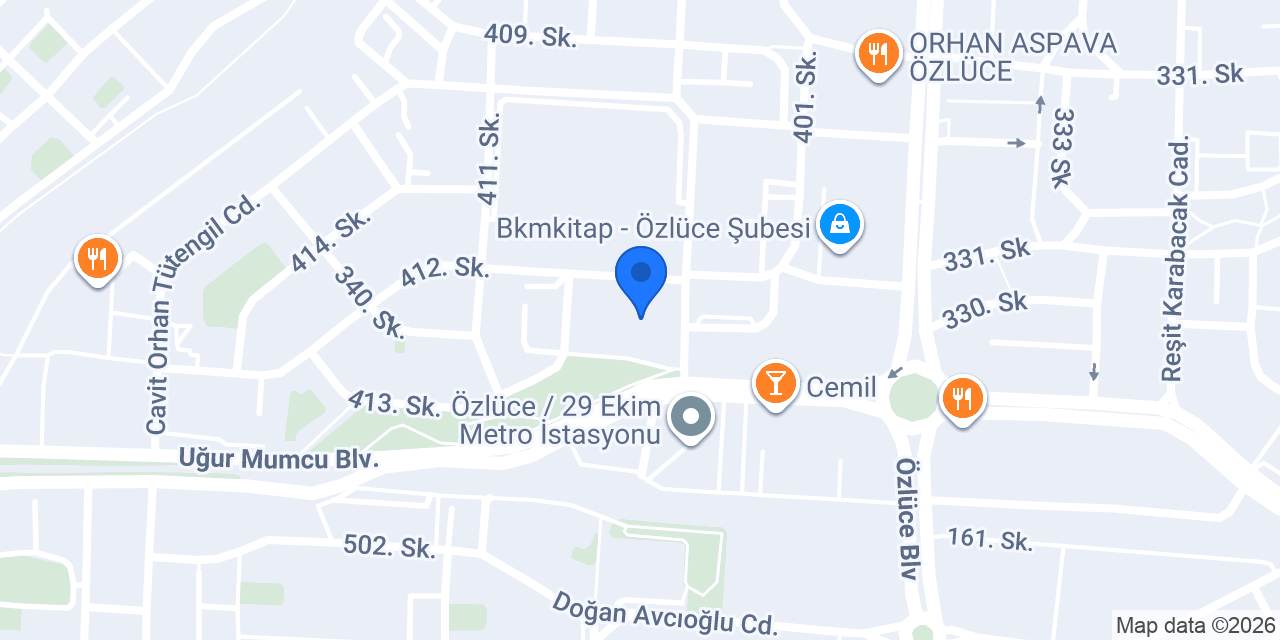 Nilfea Eczanesi konumu