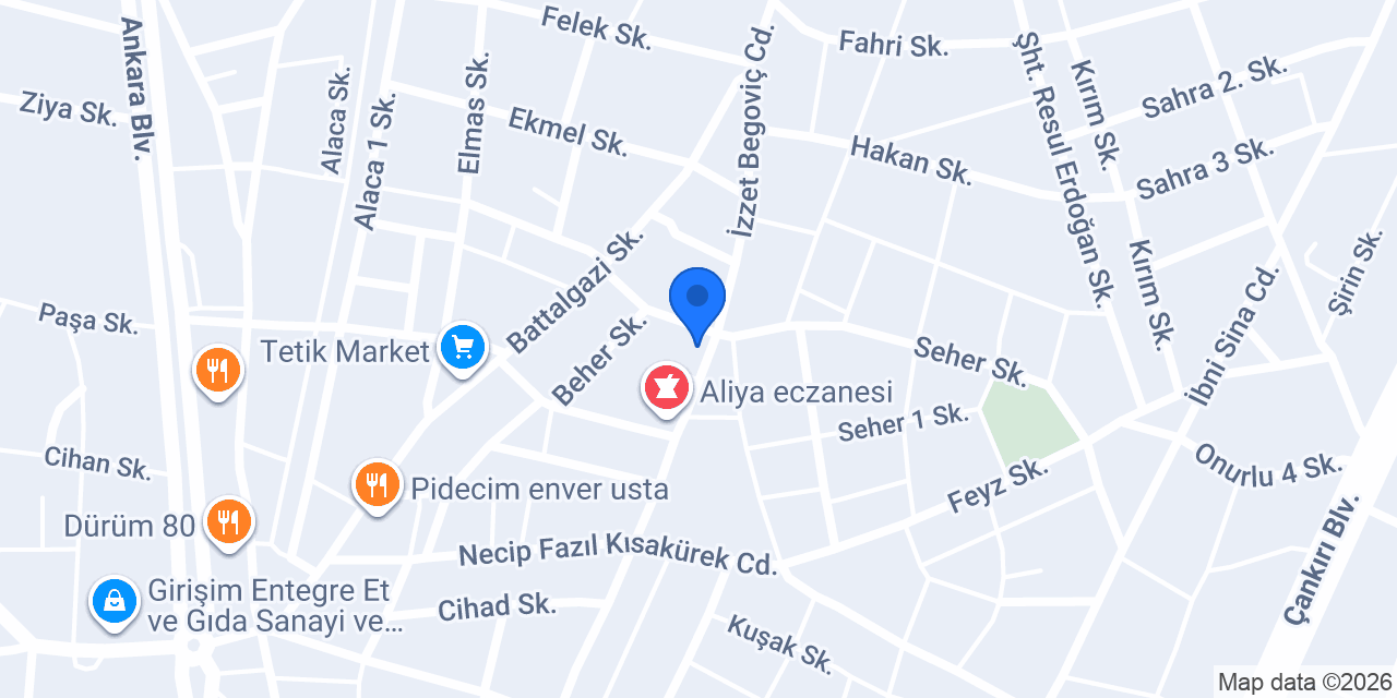 TERZİ EVİM konumu