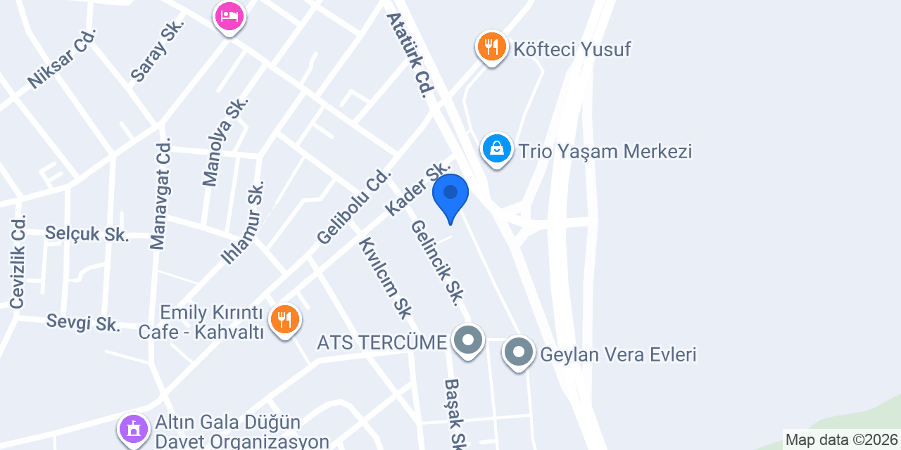 Neon Tasarım Atölyesi konumu
